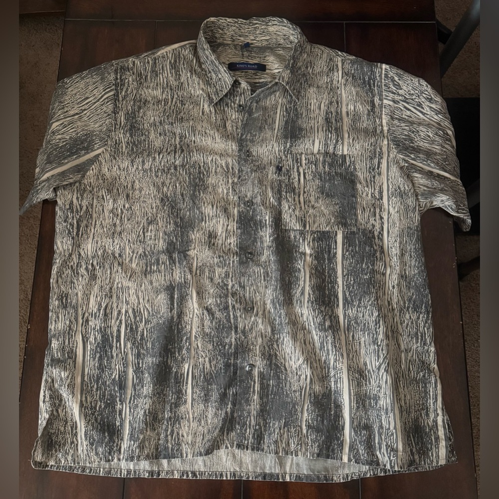 King’s Road Men's Camo Shirt XL (43/44) - Picture 4 of 8